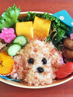 可愛いふわふわワンちゃん弁当♡キャラ弁☆-レシピのメイン写真