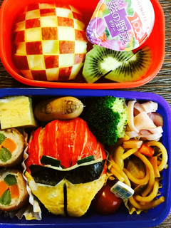 幼稚園児のキャラ弁〜ジュウオウジャー〜-レシピのメイン写真