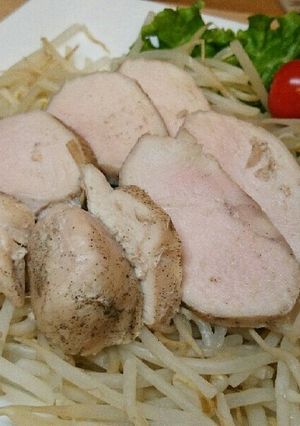 ダイエット♪とりハムを蒸し野菜と共に☆-レシピのメイン写真