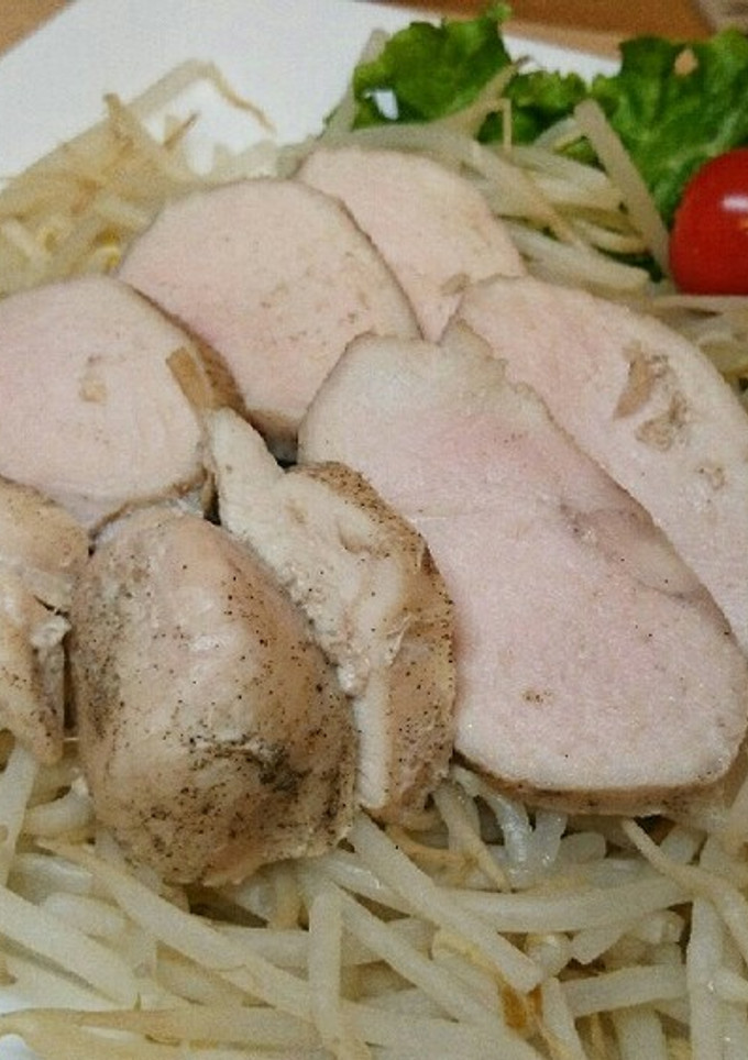 ダイエット♪とりハムを蒸し野菜と共に☆-レシピのメイン写真