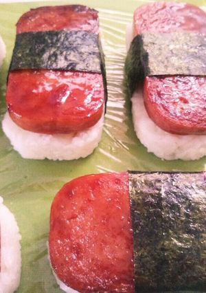 スパムおにぎり♪♪♪-レシピのメイン写真