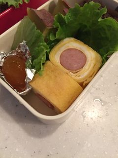お弁当に!ウインナー入り卵焼き-レシピのメイン写真