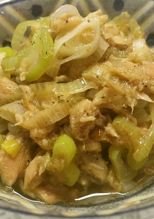 私の好物♪ねぎとツナのさっと煮-レシピのメイン写真