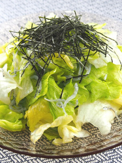 レタスとしらすのサラダ-レシピのメイン写真