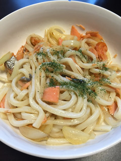 簡単☆鮭イタリアンうどん-レシピのメイン写真