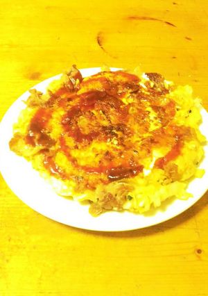 白菜たっぷりお好み焼き-レシピのメイン写真