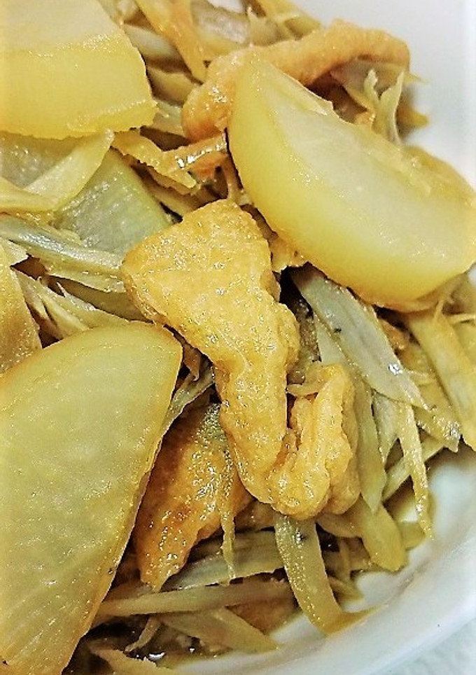 大根とごぼうと油揚げの煮物-レシピのメイン写真