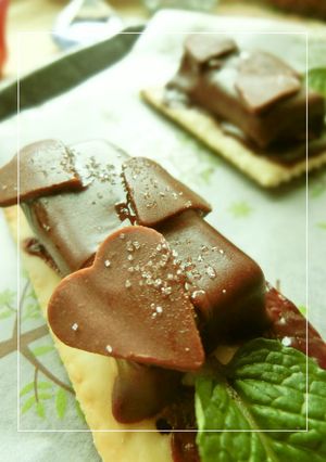 トロっと生チョコ⋆フルーツ寒天クラッカー-レシピのメイン写真