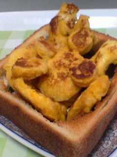 パンでピカタ~明石焼き風orたこ焼き風~-レシピのメイン写真