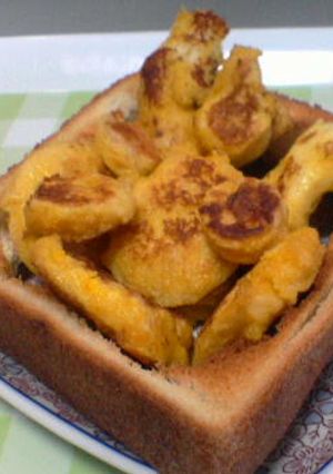 パンでピカタ～明石焼き風orたこ焼き風～-レシピのメイン写真