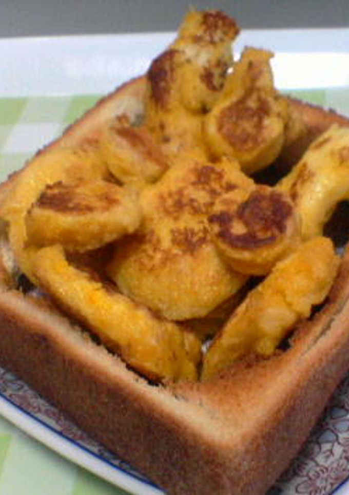 パンでピカタ～明石焼き風orたこ焼き風～-レシピのメイン写真