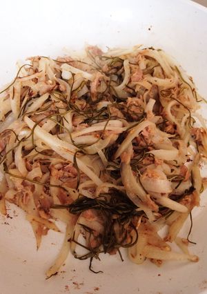 大根皮とツナの炒め物-レシピのメイン写真