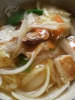 東丸スープを使った簡単あんかけうどん-レシピのメイン写真