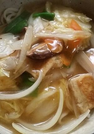 東丸スープを使った簡単あんかけうどん-レシピのメイン写真