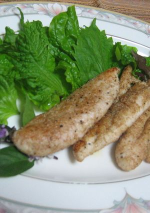 筋肉を作ろう！胸肉orささみの全粒粉焼き-レシピのメイン写真