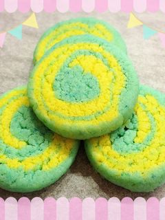 カラフル渦巻きクッキー-レシピのメイン写真