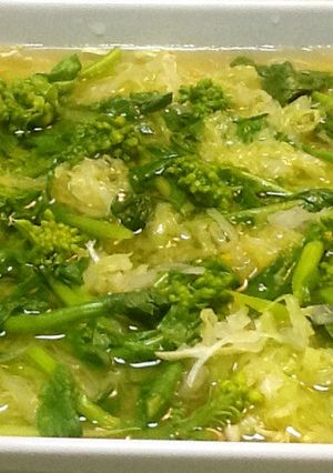 菜の花入り⁂消費したいキャベツ⁂のお浸し-レシピのメイン写真