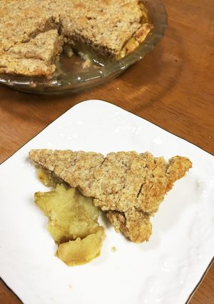 しなびたリンゴの簡単な全粒粉クランブル-レシピのメイン写真