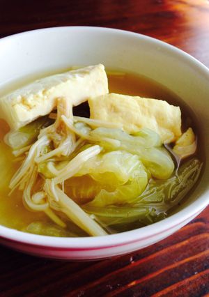 白菜たっぷり〜♪白菜と豆腐のカレースープ-レシピのメイン写真