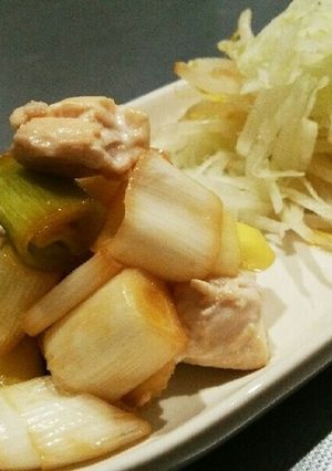 安くなってたお刺身を、ねぎま炒めに☆-レシピのメイン写真