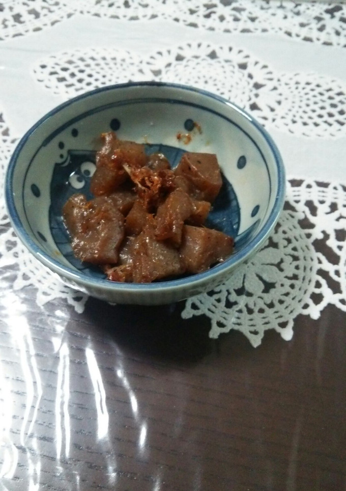 簡単常備菜☆蒟蒻の甘辛煮-レシピのメイン写真