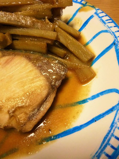 ノンストップ白米★鰤と牛蒡の生姜味噌煮-レシピのメイン写真