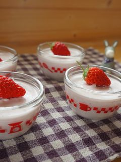 いちごのムース-レシピのメイン写真