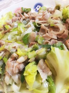 豚肉とネギキャベ中華炒め-レシピのメイン写真