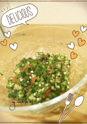 オクラの梅肉和え-レシピのメイン写真