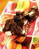 フルグラとマシュマロのブロックチョコ