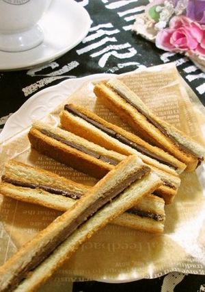 生チョコサンドのリッチパン耳スティック-レシピのメイン写真