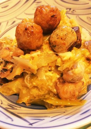 余った焼き鳥をアレンジ！簡単親子丼。-レシピのメイン写真