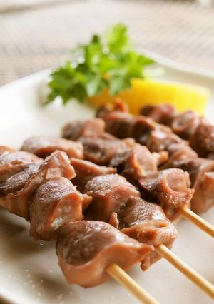 簡単に砂肝の焼き鳥♪-レシピのメイン写真