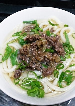 肉うどん-レシピのメイン写真