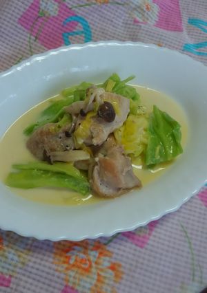 春キャベツと鶏肉de豆乳クリーム煮♪-レシピのメイン写真