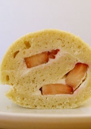 【さくっとマクロビ】ロールケーキ-レシピのメイン写真