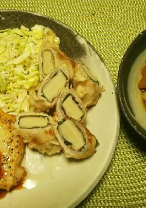 角麩の肉巻き天ぷら-レシピのメイン写真