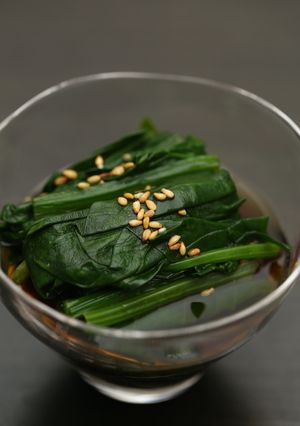 天然だしパックで作る ほうれん草のお浸し-レシピのメイン写真