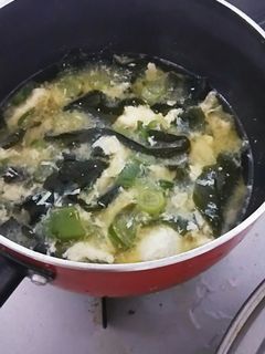 ふんわり卵とわかめのお味噌汁♪-レシピのメイン写真