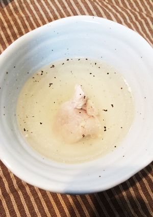 大量生産で節約！茹で鶏とスープ-レシピのメイン写真