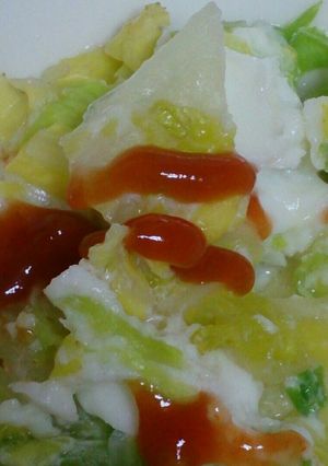 余った卵白活用!好きな野菜で簡単おかず☆-レシピのメイン写真