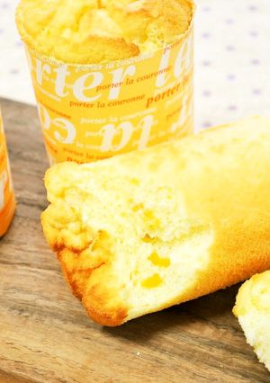 ゆず茶　カップシフォン-レシピのメイン写真
