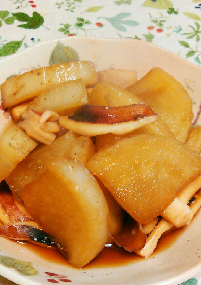 母の味☆だいこんとイカの煮物-レシピのメイン写真