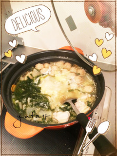 鶏ガラ塩スープ鍋-レシピのメイン写真