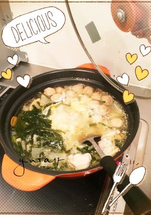 鶏ガラ塩スープ鍋-レシピのメイン写真