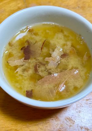 かちゅーゆ（沖縄の削り鰹節のお味噌汁）-レシピのメイン写真