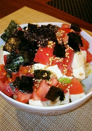 アボカド豆腐トマトのせ-レシピのメイン写真