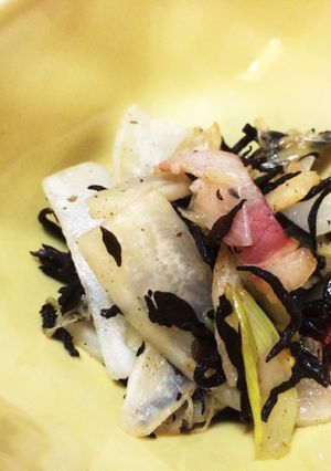 ヒジキと大根の塩キンピラ-レシピのメイン写真