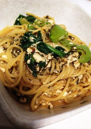 ピリ辛海苔パスタ-レシピのメイン写真