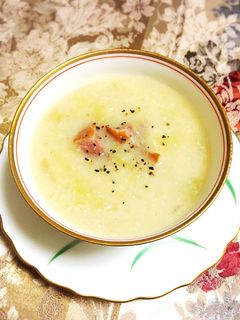 春キャベツと玉ねぎの酒粕スープ♪-レシピのメイン写真